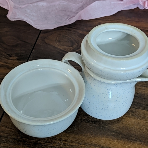 German pottery - creamer and sugar bowl - Picture 5 of 10